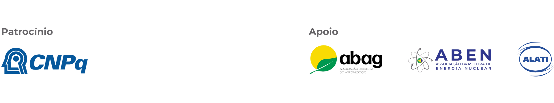 Patrocínio e apoio