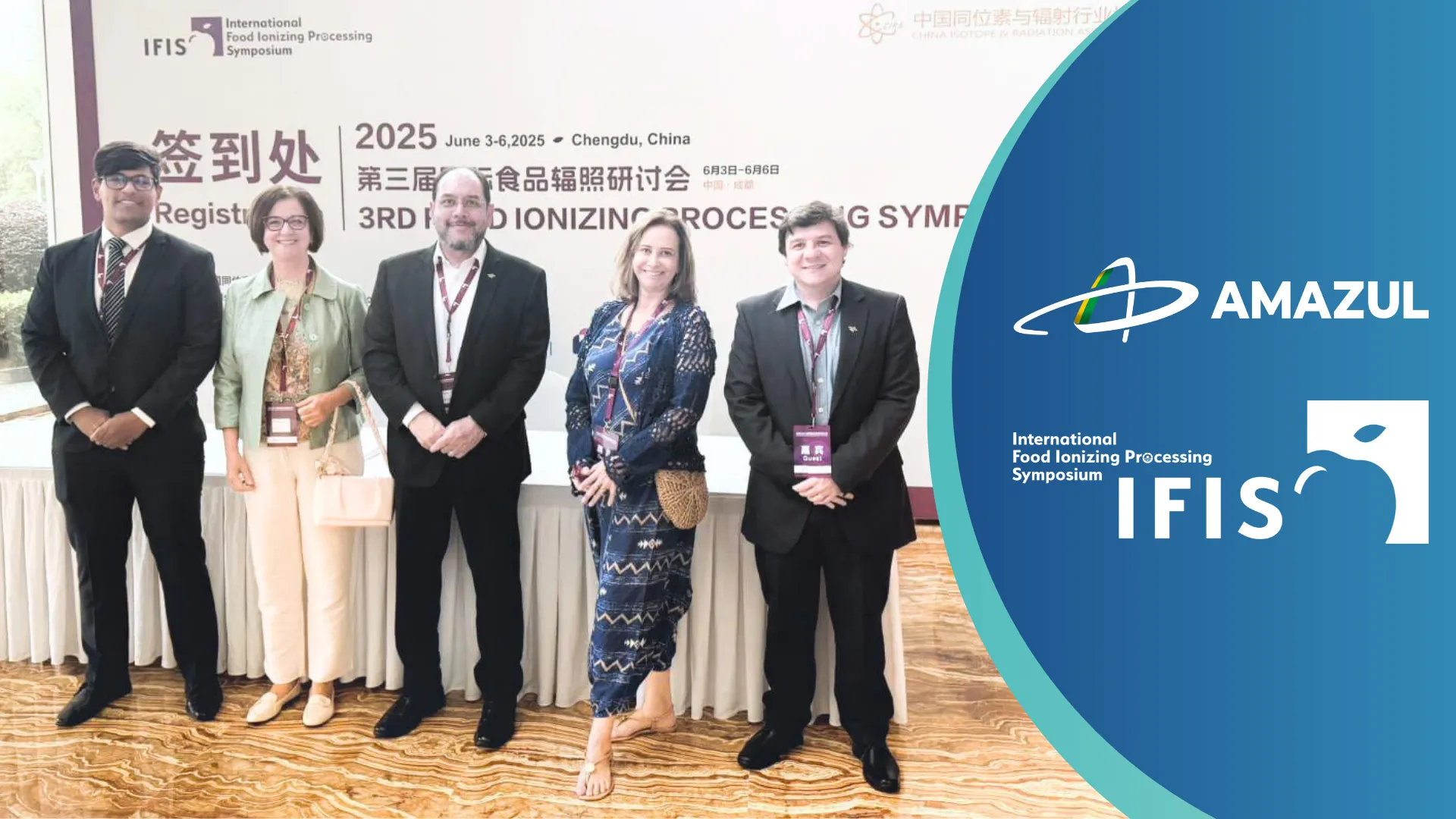 Participantes da AMAZUL no IFIS 2025